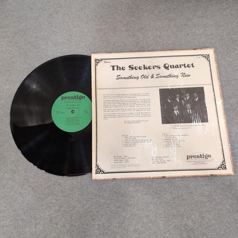 Something Old & Something New - The Seekers Quartet Vinyl LP Gospel - Picture 2 of 2